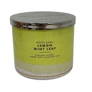 White Barn Lemon Mint Three Wick Candle 14.5 oz.